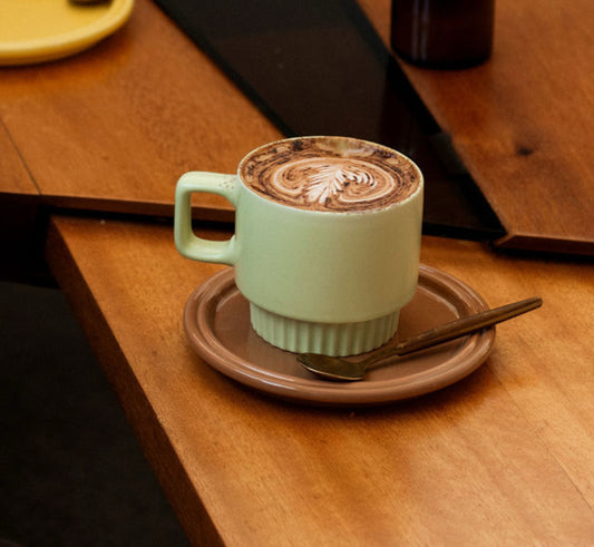 Retro Ceramic Mug - 12oz