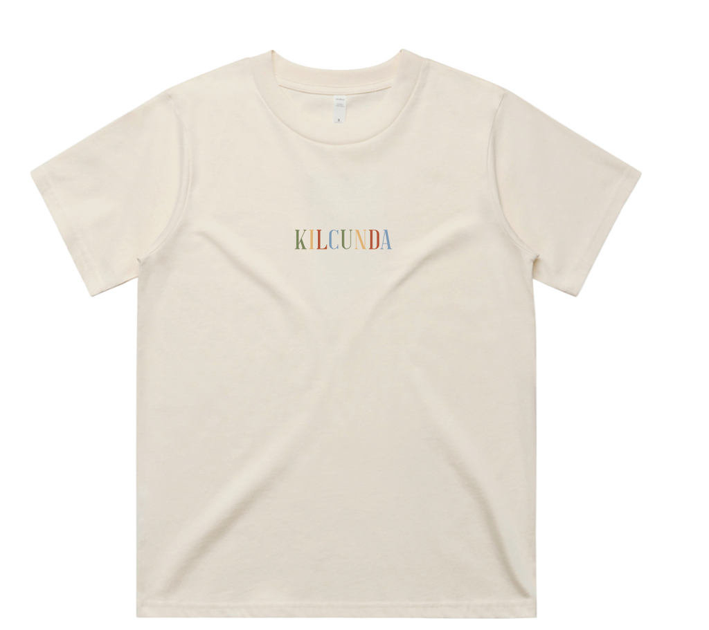 Beige Kilcunda Embroidered T-Shirt