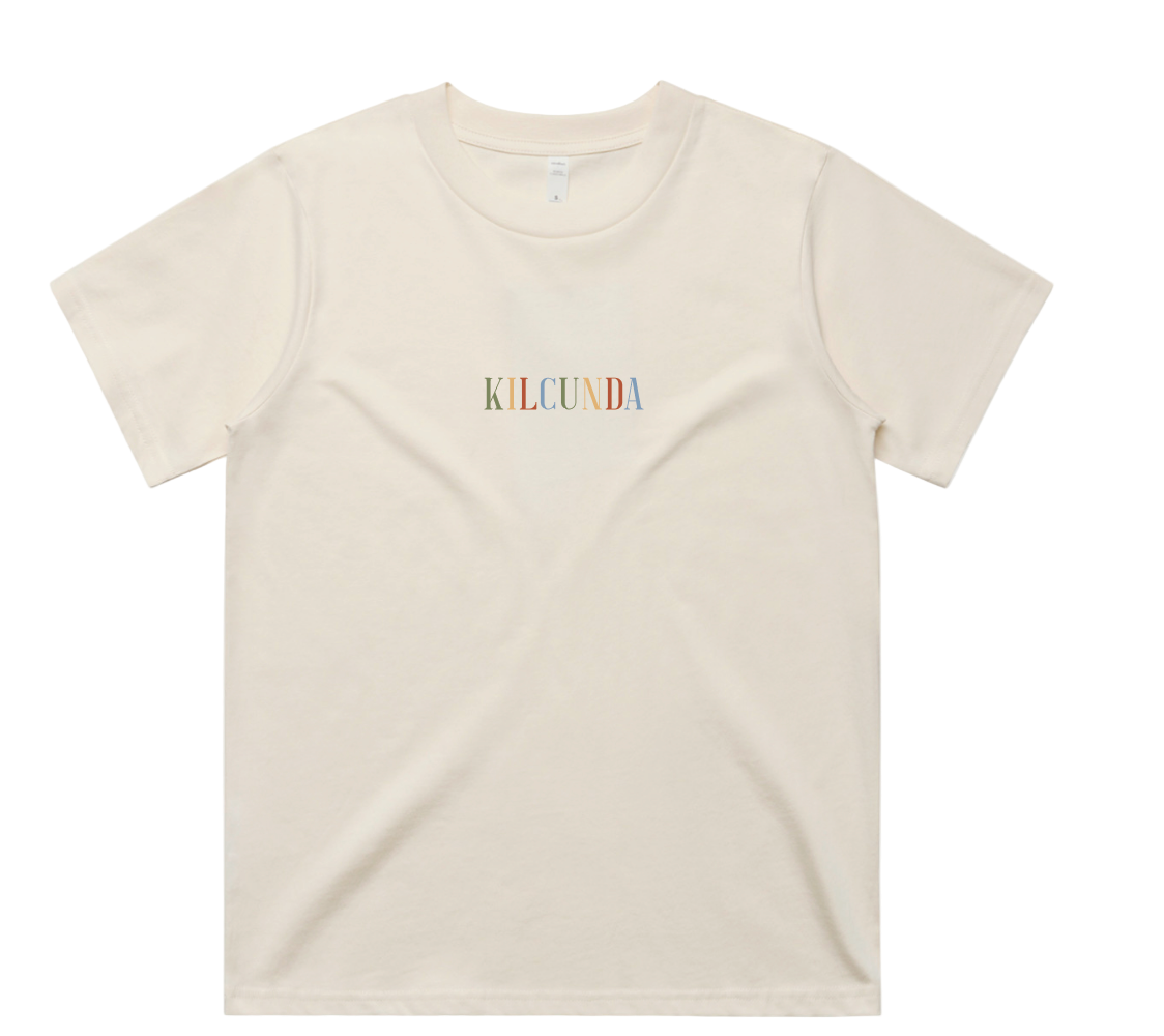 Beige Kilcunda Embroidered T-Shirt