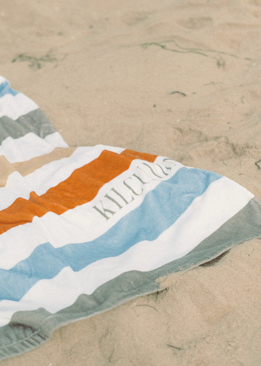 Beach Towel - Cotton Terry Stripe