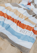 Beach Towel - Cotton Terry Stripe